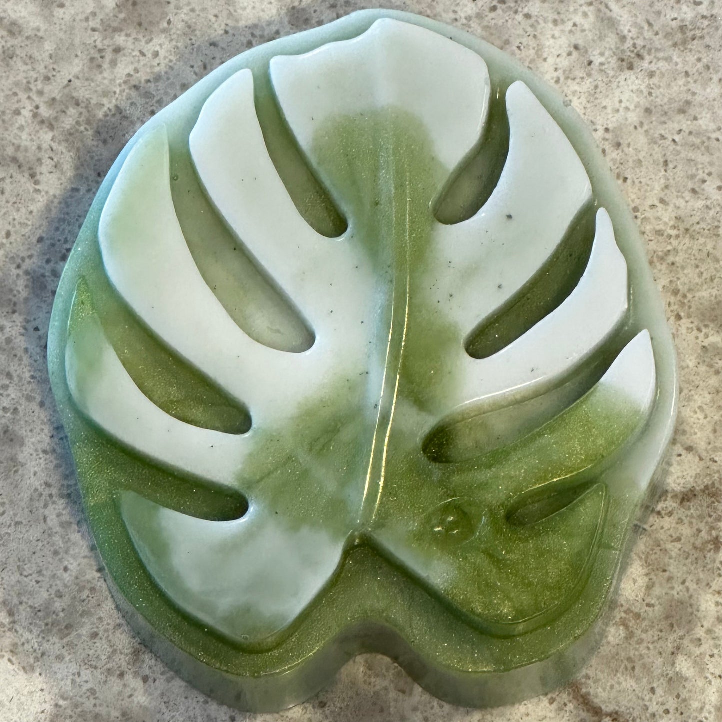 Monstera Swirl Soap